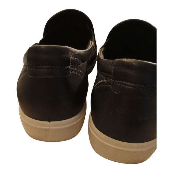 ECCO Soft Woven Leather Loafers Shoes Womens Slip on Fashion Sneakers Size 9 - Picture 6 of 10